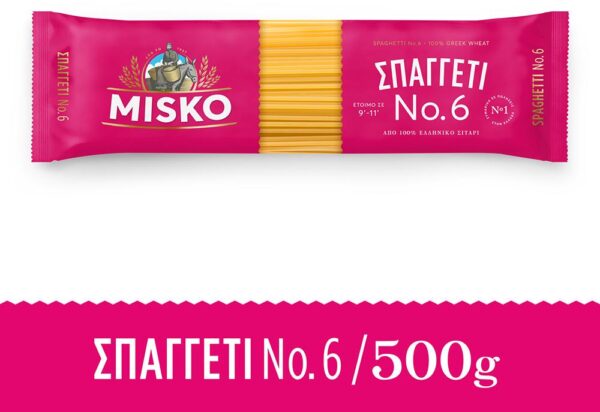 Misko Σπαγγέτι Νο 6 500gr